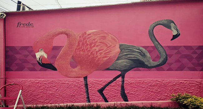 flamenco flamingo arte publico frede_arte